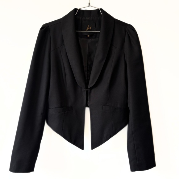 Jack by BB Dakota Cropped Blazer Black Size M - Picture 1 of 8